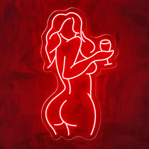 Letreiro de <span class=keywords><strong>Neon</strong></span> LED Personalizado Sexy Lady Beer Bar para Decoração de Empresas e Parques - 3D - Product Image 2