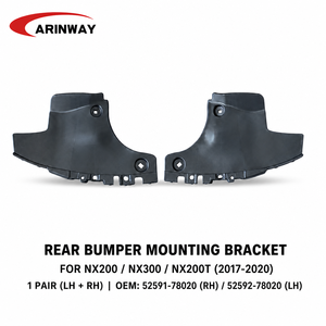 Braket Penyangga Bumper Belakang 52591-78020 52592-78020 Braket Pemasangan Samping Bumper Belakang untuk Lexus NX200 NX300T 2017-<span class=keywords><strong>2020</strong></span> - Product Image 1