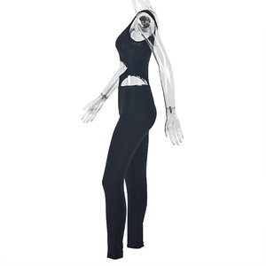 Viviblook Z312JP Mono sexy de una pieza para mujer, estilo bodycon, para club, deportes, yoga, con espalda descubierta y cintura media ajustada - Product Image 4