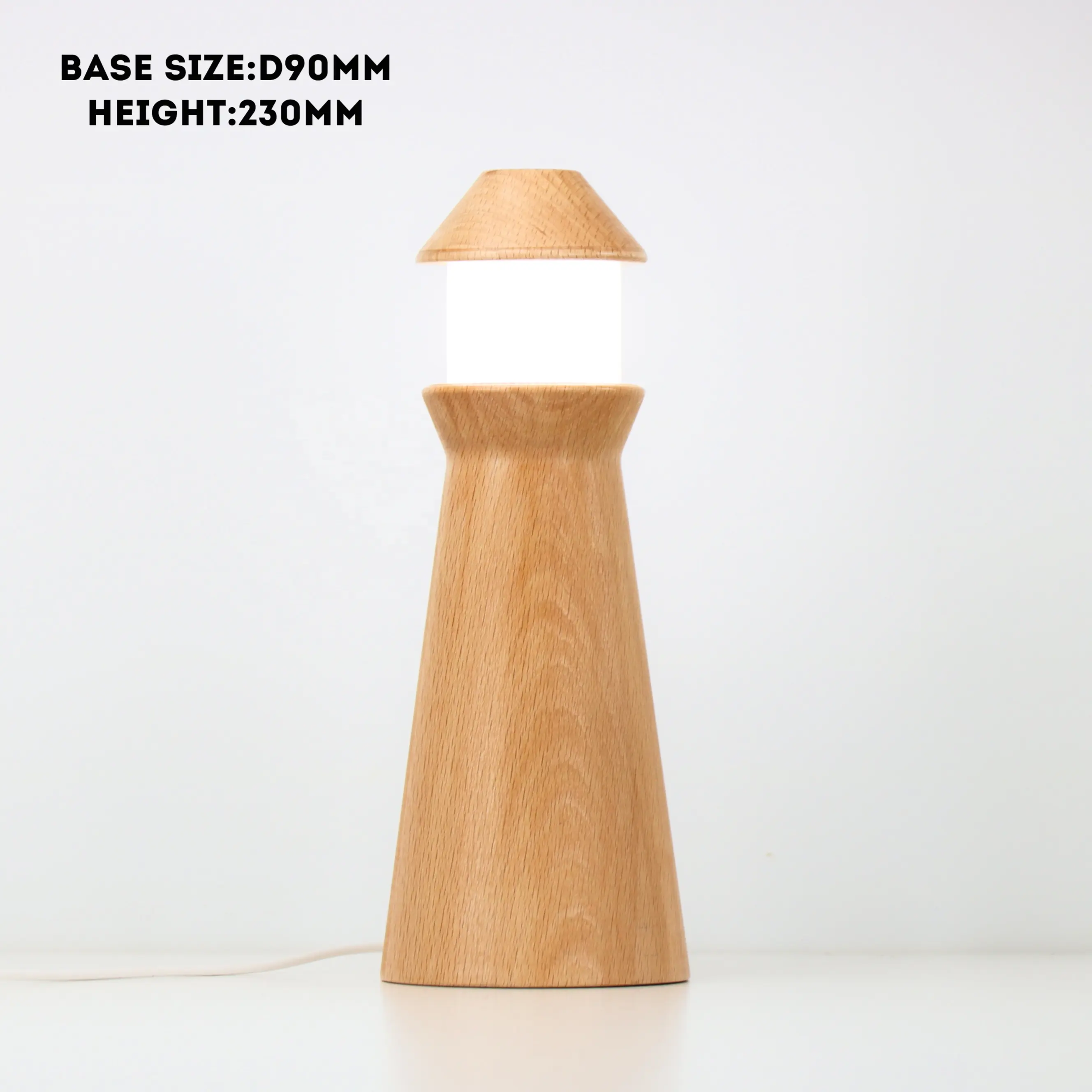 Leuchtturm Holz Nachttisch Nachtlicht Dimmbare Tisch lampe Neues Design Schlafzimmer Nachttisch lampe