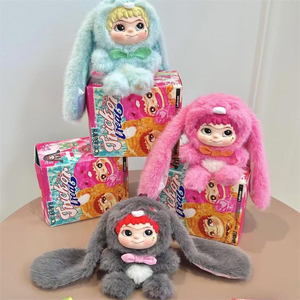 Genuino WAKUKU Fuzzy Dolls Bunny <span class=keywords><strong>Fox</strong></span> PVC Blind Box Mystery Plush Vinyl Doll Animal Toy Cute WAKUKU Blind Box - Product Image 3