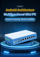 Mini PC Industrial sin Ventilador de 6 Puertos Gigabit LAN, Octa-Core RK3588, Sistema Linux para la Industria Inteligente, Computadora Host Integrada