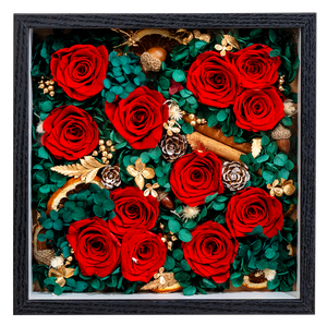 Infinity Rose Frame decorazione per la casa <span class=keywords><strong>Cassia</strong></span> cannella ghianda conservato fiore di rosa per sempre regali di san valentino rosa eterna - Product Image 2