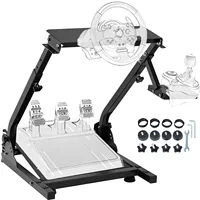 Support de volant de course en stock UE, support de simulateur réglable et pliable pour cockpit de jeu G29, simulateur de pédales non inclus