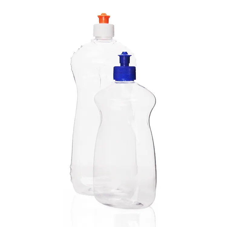 Venta caliente botella de plástico 750Ml botella de detergente para lavar platos contenedor de detergente líquido