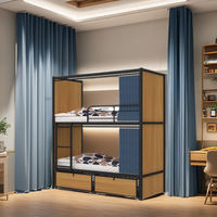 Nouveau design de lits superposés à capsules double couche en métal RW Lits superposés simples/doubles/triples à expédition directe d'usine