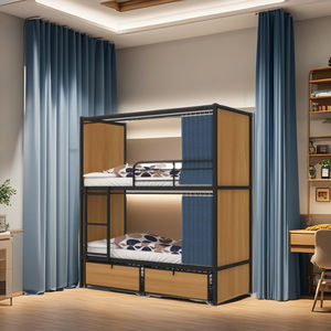 Nouveau design de lits superposés à capsules double couche en <span class=keywords><strong>métal</strong></span> RW Lits superposés simples/doubles/triples à expédition directe d'usine - Product Image 1