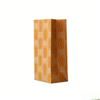 Sachets d'emballage alimentaire jetables en papier kraft de qualité alimentaire, recyclables, écologiques, au design classique et personnalisé, pour bâtonnets de pâte frite