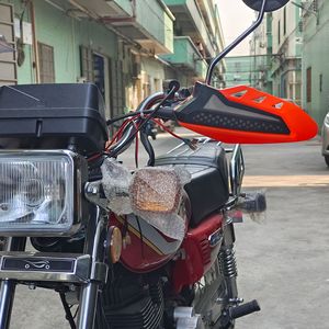 Protectores de Manos Modificados con Luces Rojas y Negras, de Plástico Impermeable, para Manillar de Motocicleta, Accesorios de 34 cm y 21 cm, SX-154 - Product Image 3