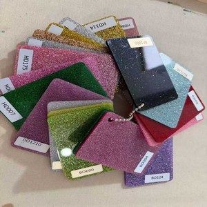 Vente en gros de <span class=keywords><strong>jeu</strong></span> de Mahjong personnalisé de luxe, de haute qualité, avec tuiles en mélamine acrylique à quatre couches et paillettes colorées - Product Image 3