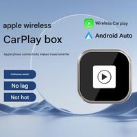 Adaptador Inalámbrico 2 en 1 para CarPlay y Android Auto, Convierte de Cableado a Inalámbrico, Sin Retraso. Conexión Rápida, Plug & Play