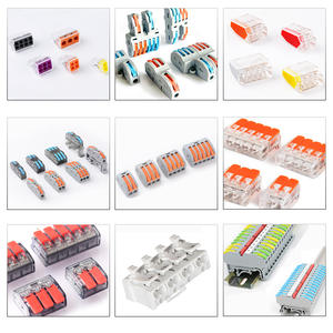 חדש מותג 2 פין פלסטיק חוט מחברים 1.0mm כדי 2.5mm מהיר לדחוף חוט מחברים - Product Image 3