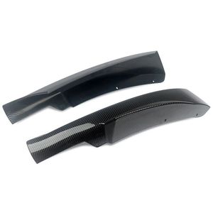 Divisor de labio delantero con textura de carbono en negro brillante ABS para BMW Serie 3 M Sport 2009-2012 - Product Image 1