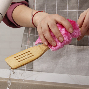 ชุดตะหลิวไม้ไผ่ด้ามยาวสลักโลโก้ตาม<span class=keywords><strong>สั่ง</strong></span> ไม่ติดกระทะ สำหรับผัดอาหาร เป็นมิตรกับสิ่งแวดล้อม งานฝีมือทันสมัย พร้อมกล่องและป้ายติดผนัง - Product Image 4