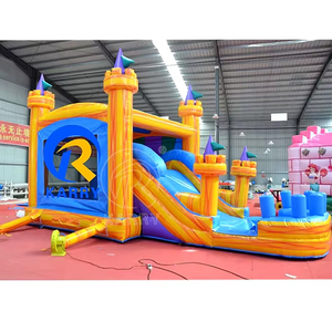 Prix usine éblouissant PVC matériel sautant château toboggan gonflable commercial <span class=keywords><strong>maison</strong></span> de rebond avec toboggan pour les locations de fête - Product Image 3