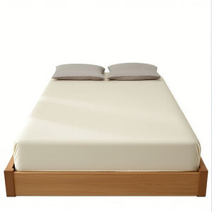 Alenhome <span class=keywords><strong>Victoria</strong></span> – Ensemble de draps-housses <span class=keywords><strong>3</strong></span> pièces en coton 100 % avec broderie, drap-housse extra profond - Product Image 1