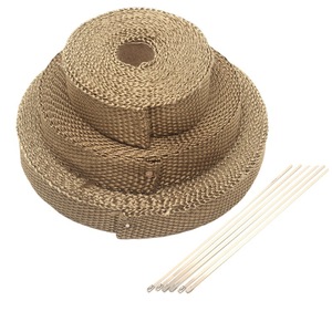 Tissu de protection thermique pour tuyau d'échappement, diamètre 100mm, résistant aux hautes températures, ajustement universel, utilisation pour moto tout-terrain - Product Image 1