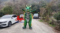 Costume interactif de dragon de mouche animatronique réaliste de haute qualité