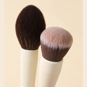 Juego de 10 Brochas de Maquillaje de Pelo Sintético con Mango de Madera Colorido, Brochas de Maquillaje Cosméticas con Logotipo Personalizado - Product Image 5