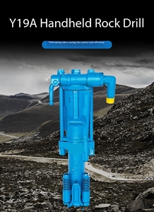 Perforatrice Pneumatica Y19A, Motore ad Alta Efficienza, Impianto di Perforazione Portatile per Pozzi d'Acqua e Foratura di Pietra, Diametro 40MM, Profondità 6m - Product Image 3
