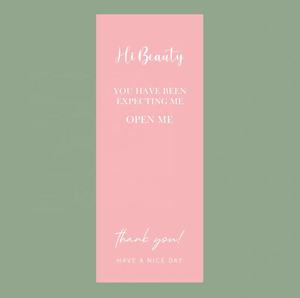 Etiquetas adhesivas personalizadas de tamaño largo, paquete de regalo de 15x6cm, 50 unidades por paquete - Product Image 5