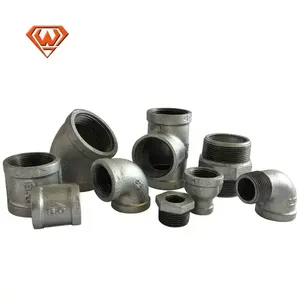 Lắp Ống kẽm tráng Ống phù hợp bằng TEE Đen gang gi khuỷu tay nữ phù hợp dễ uốn mạ kẽm phù hợp Nhà cung cấp - Product Image 6