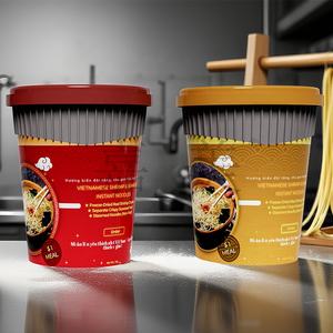 Sopa de fideos instantáneos Cup Noodle, 17 onzas 530 ml 90 g IM sin deformación ni olor, material PP de grado alimenticio con tapa y etiqueta IML - Product Image 5