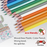 Foska Ensemble de Crayons de Couleur Gommes Durables, Vibrants et Ultra-Lisses de 7,0 Pouces, 12 ou 24 Couleurs, pour Étudiants, pour le Dessin et l'Esquisse