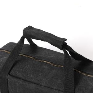New Design Waterproof Waxed Canvas Utility <b>Bag</b> Heavy Duty Waxed Canvas <b>Storage</b> <b>Bag</b> Durable Tool Travel <b>Bag</b> - Product Image 4
