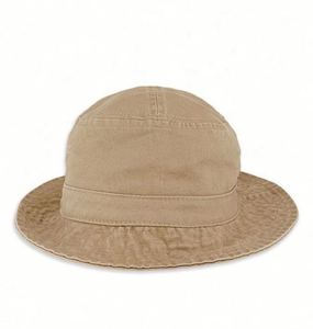 Chapeau seau réversible unisexe en coton de haute qualité, style logo brodé personnalisé pour la pêche en plein air ou le cyclisme - Product Image 4