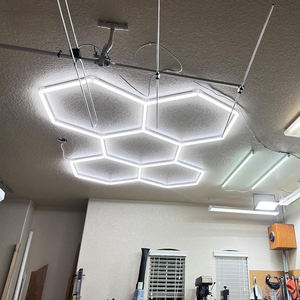 Lumière LED hexagonale pour <span class=keywords><strong>Garage</strong></span> et atelier bricolage assemblage détaillant lampe usine en gros personnalisé Zhongshan magasins automobiles - Product Image 2