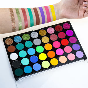 Paleta <span class=keywords><strong>de</strong></span> sombras <span class=keywords><strong>de</strong></span> <span class=keywords><strong>ojos</strong></span> vegana <span class=keywords><strong>de</strong></span> secado rápido activada por agua, color personalizado GP, con brillo y destellos, juego <span class=keywords><strong>de</strong></span> sombras <span class=keywords><strong>de</strong></span> <span class=keywords><strong>ojos</strong></span> con color UV para maquillaje. - Product Image 4