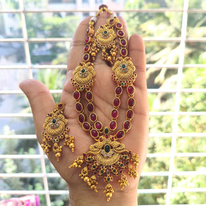 Conjunto de collar de piedras Pota de la marca Jewel Emarket Heritage - 12731578RD - Product Image 2