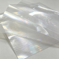 Feuilles PET lenticulaires 3D 50LPI, épaisseur 0,6 mm, feuille en plastique PET, impression UV, lenticulaire 3D