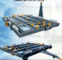 7T Aircraft GSE Container Dolly Airport Pallet Aviation Dolly pour transport spécial