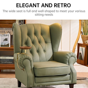 Poltronas de Luxo para Sala de Estar: Sofá Moderno e Poltrona de Couro Genuíno para Mobiliário de Sala - Product Image 3