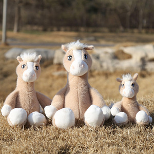 Logo personnalisé peluche cheval mascotte oreiller de sommeil pour enfants <span class=keywords><strong>poupée</strong></span> animal en peluche cadeau souvenir - Product Image 5