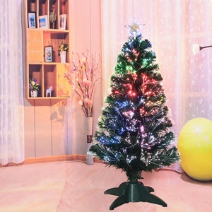 Étoile de <span class=keywords><strong>sapin</strong></span> de Noël artificielle pré-éclairée en fibre optique de 90 cm, éclairage multicolore, mini, pour table, intérieur, robuste, haute qualité - Product Image 6