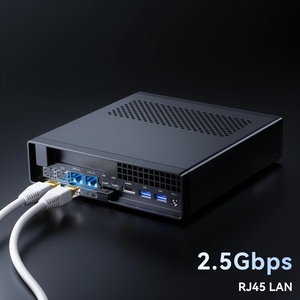 Topton Mini <b>Workstation</b> MS-01 InteI I9 13900H 2x10G SFP+ 2x2.5G LAN 2xDDR5 3xNVMe 2xUSB4 PCIEx16 Gaming Mini PC Desktop Computer - Product Image 3