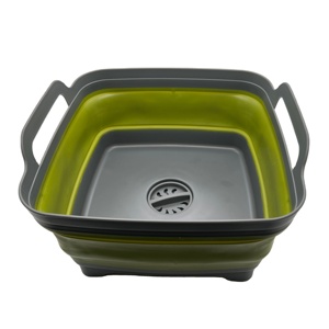 Juego de coladores plegables para cocina, cesta coladora con asas y ganchos para verduras, frutas, pasta, para usar en el <span class=keywords><strong>fregadero</strong></span> de la cocina - Product Image 2