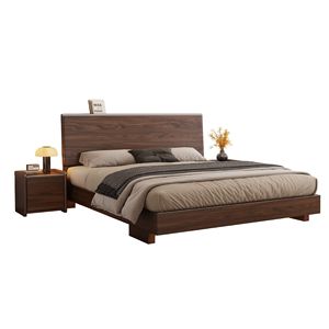 Base de Cama Tatami de Madera Maciza de 1.5M/1.8M con Colchón, Diseño de Caja Baja con Almacenamiento Integrado - Product Image 5