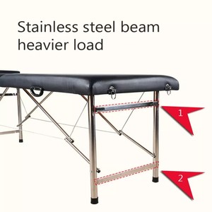Giường Mát Xa Màu Hồng Trung Quốc Giường Mát Xa Đa Năng Spa Điều Chỉnh Được Hàn Quốc - Product Image 4