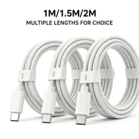 Câble USB-C vers USB-C 240W, Cordon de Charge Rapide Tressé Type C pour MacBook, iPhone 15, Samsung Galaxy, iPad, Ordinateurs Portables