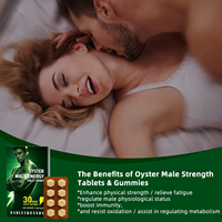 Comprimés énergétiques pour hommes OYSTER, bonbons à l'extrait naturel d'huître, supplément de zinc, stimulant de vitalité, marque privée, fournisseur mondial
