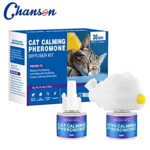 Customized for Different Market 48ML Pet Calming Diffuser Refill with Plug-in Kit for 2 Bottles