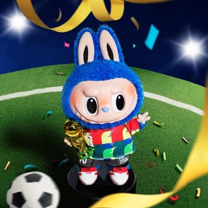 Muñecos de Peluche Coleccionables de la Serie Oficial POP MART Labubu the MONSTERS, Edición Limitada, Juguetes Lindos y Modernos, Regalos de Fútbol - Product Image 2