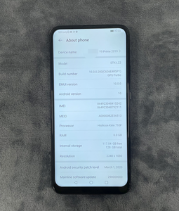 Telefoni Android Y9 Prime <span class=keywords><strong>2019</strong></span> Originali con Schermo Intero e Fotocamera Pop-up Motorizzata, Telefoni Usati di Seconda Mano per <span class=keywords><strong>Huawei</strong></span> Y9 Prime <span class=keywords><strong>2019</strong></span> - Product Image 3