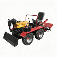 Tractor Diésel Pequeño Multifuncional en Oferta, Maquinaria Agrícola de Cuatro Ruedas