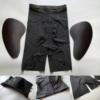 Shorty gainant taille haute pour femme, rehausseur de fesses et hanches rembourré, effet ventre plat, culotte amincissante et gaine amincissante