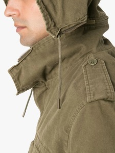 OEM personalizado nueva moda con capucha de manga larga estilo militar Parka abrigo chaquetas para hombres - Product Image 5